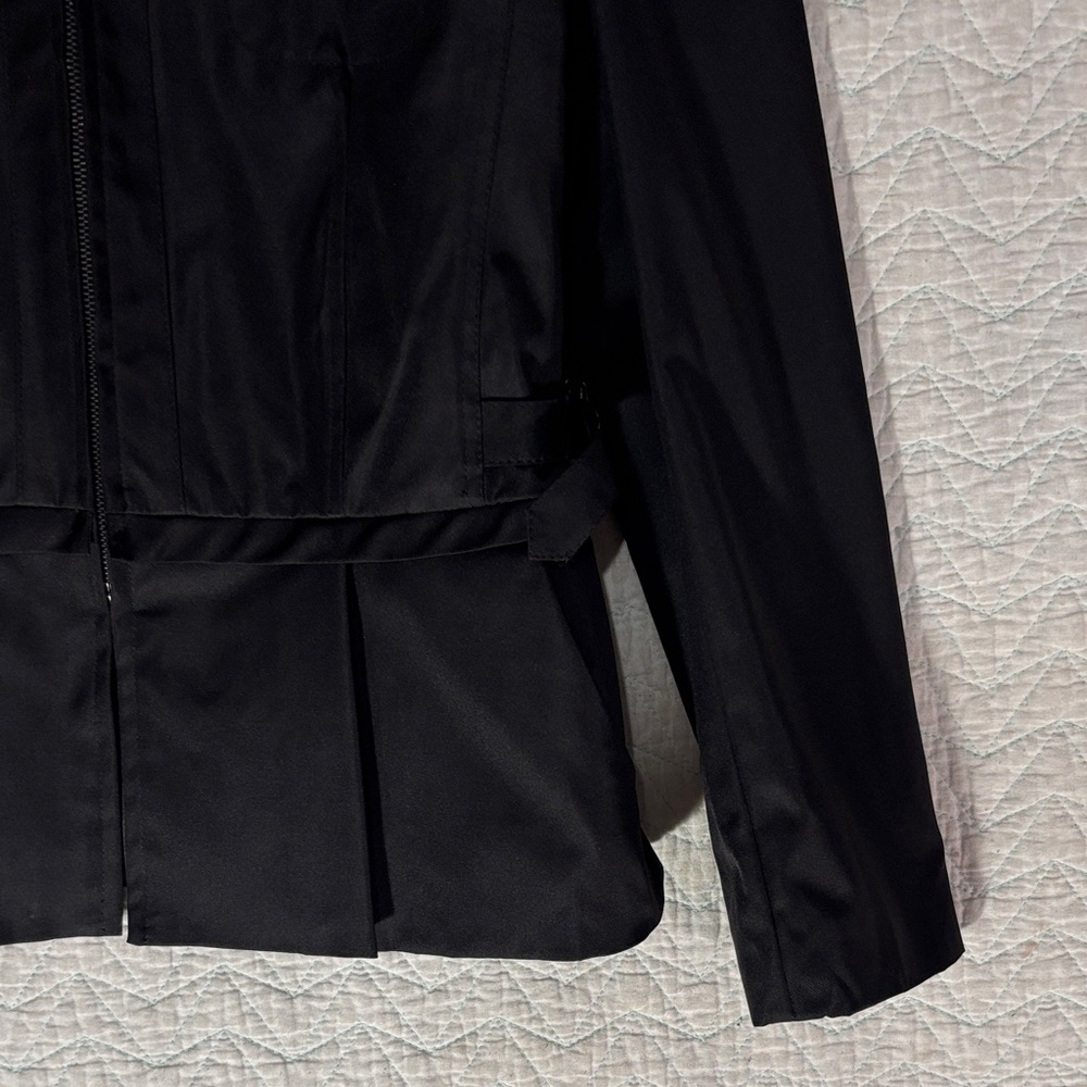 Sandro Black Zip-Up Structured Utility Jacket - image 6
